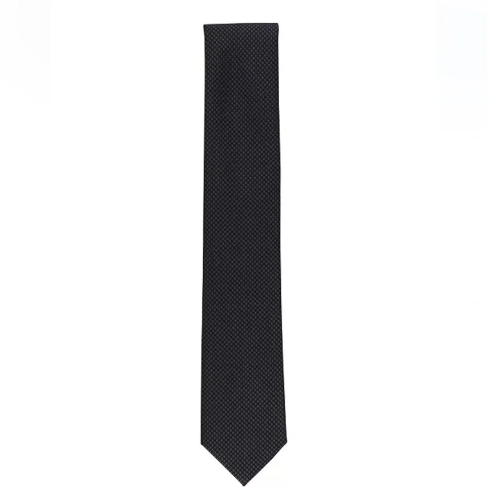 Alfani Men's Dove Slim Tie, Created for Macy's - Black